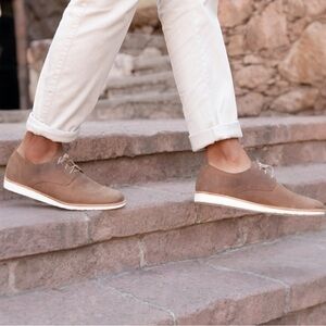 NISOLO Sedona Derby Leather Shoes Extra Light Lightweight Flex Men’s Size 8.5